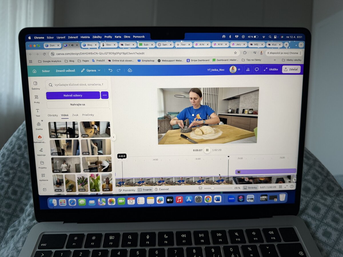 Editovanie vlogu na YouTube