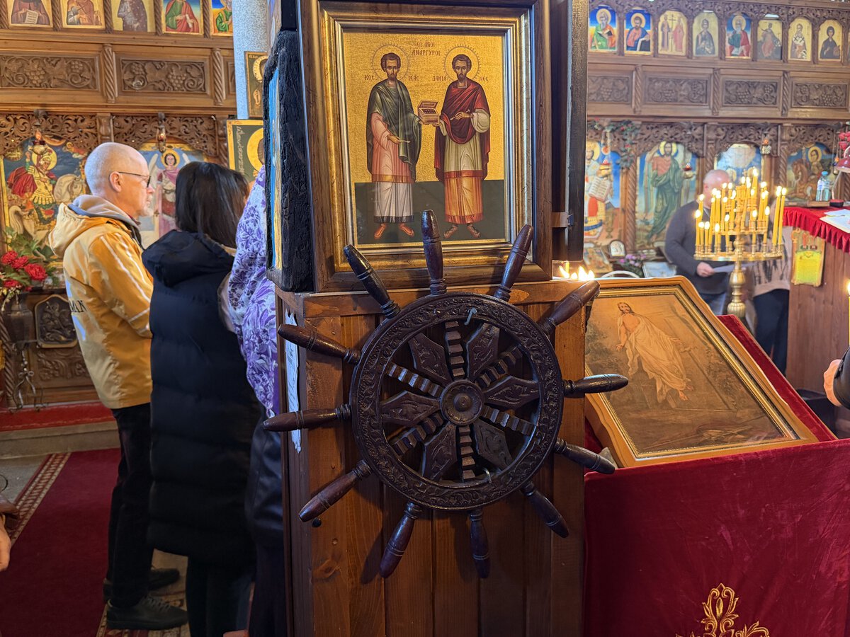 Kormidlo v kostole sv. Mikuláša