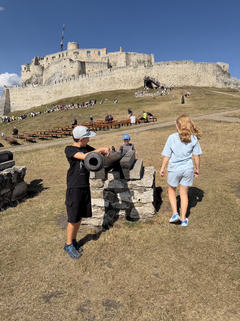 kanóny na Spišskom hrade