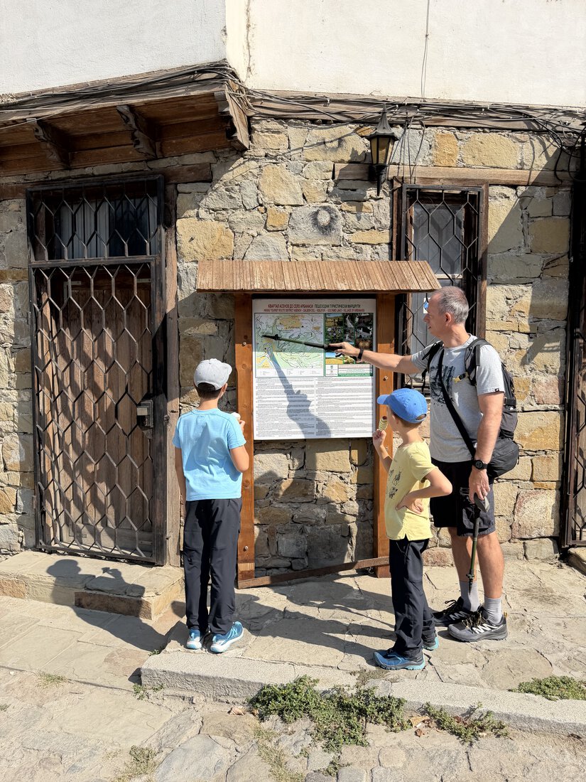 turistika po slovensky pre cudzincov - informačná tabuľa